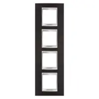 Placa ornament CProiector HORUS LUX international - IN TECHNOPOLYMER finisaj lemnING - 2+2+2+2 modul VERTICAL - WENGE - CProiector HORUS