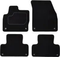 Covor podea MAMMOOTH Velours, 4 buc., fata spate, set, culoare neagra, potrivit LAND ROVER RANGE ROVER EVOQUE 06.11-12.19, Off-road SUV