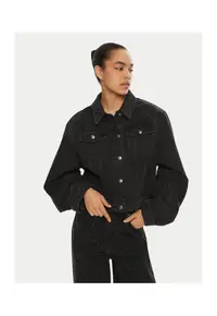Geaca de blugi dama gri - denim