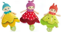 Jucarie pentru bebelusi Hape - Papusa-floare moale, sortiment