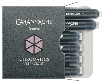 Rezerve stilou Caran d'Ache Chromatics – Violet, 6 bucati