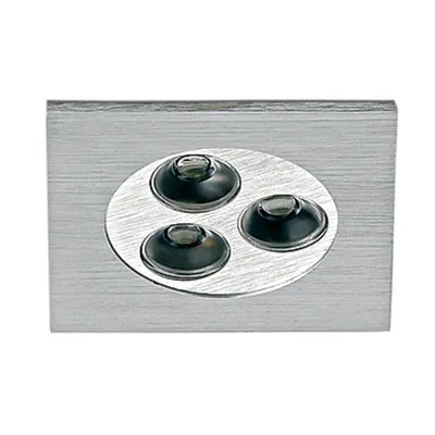 Tris-I-Q LED 3x1W 3000K 135lm,dimabil,350mA,IP20,aluminiu