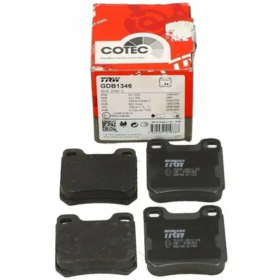 Set Placute Frana Spate Trw GDB1346