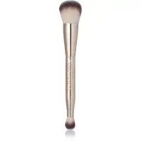Anastasia Beverly Hills Impeccable Foundation & Face Brush pensulă pentru fond de ten universală, cu două capete 1 buc