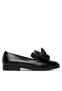 Mocasini dama negru - piele ecologica -