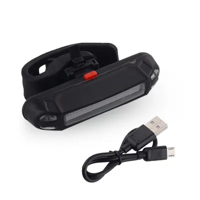 Lampa frontala far LED COB, reincarcabil USB, 5 moduri
