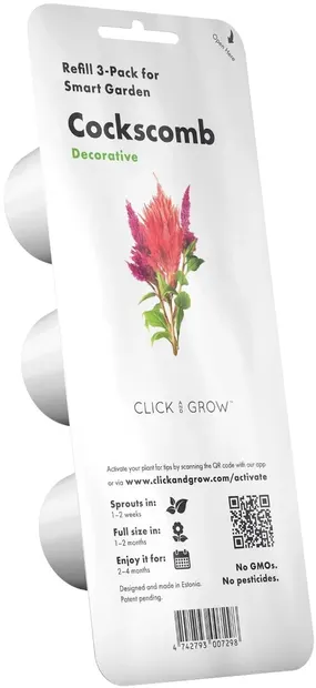 Semințe Click and Grow - Cockscomb, 3 rezerve