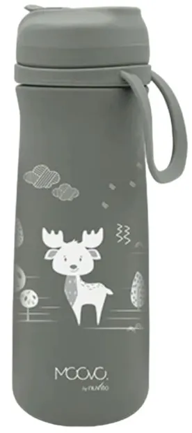 Termos pentru copii cu pai Nuvita - 500 ml, Sage Green