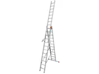 Scara multifunctionala din aluminiu Monto "Tribilo", 3x12 trepte