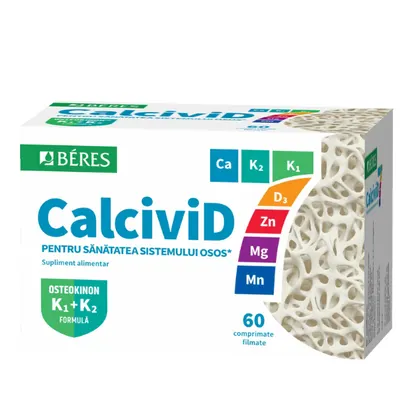 CalciviD, Beres Pharmaceuticals | 30 comprimate