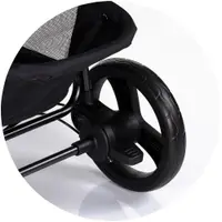 Carucior pentru copii gemeni Chipolino Duo Smart cloud 2 in 1, pliere simpla si compacta, sezut transformabil si reversibil, spatar reglabil, bara de protectie detasabila, copertina reglabila, husa pentru picioare