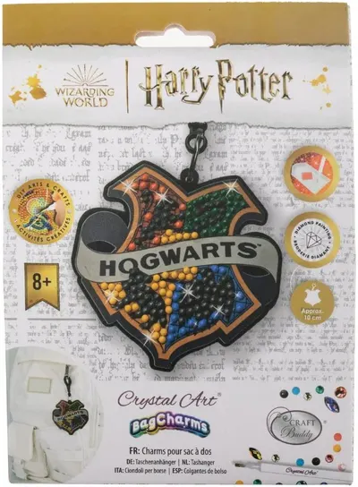 Pandantiv geantă cu diamant Craft Buddy - Insigna de la Hogwarts