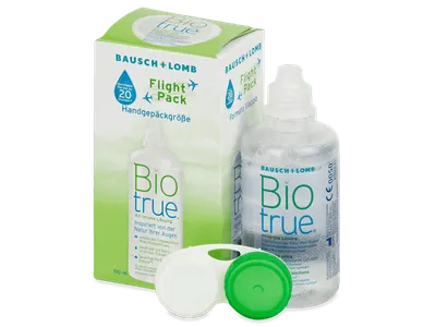 Soluție Biotrue Flight Pack 100 ml