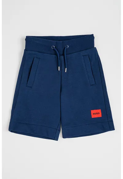 Pantaloni scurti de trening cu doua buzunare - Albastru oceanic