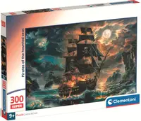Puzzle Clementoni din 300 piese - Pirații mărilor bântuite