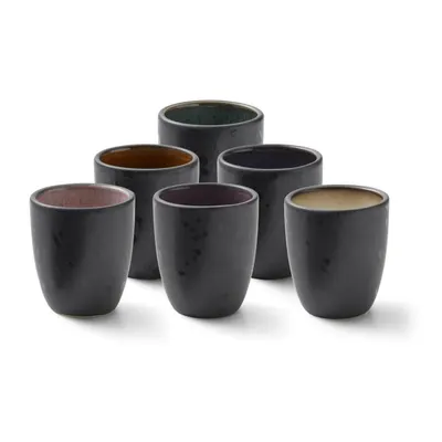 Cești negre 6 buc. pentru espresso din ceramică 100 ml Gastro Black/Mix – Bitz