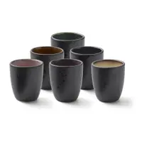 Cești negre 6 buc. pentru espresso din ceramică 100 ml Gastro Black/Mix – Bitz