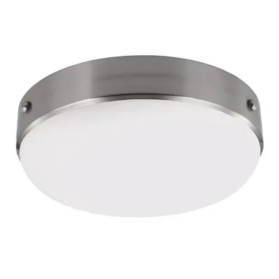 Corp de iluminat decorativ pentru exterior, Cadence 2 Light Flush Mount – Brushed Steel