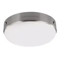 Corp de iluminat decorativ pentru exterior, Cadence 2 Light Flush Mount – Brushed Steel
