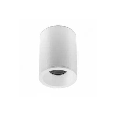 Spot - SENSA AQUA ceiling lamp, alum, 85×115, IP54, max 50W, circular, white