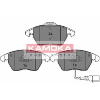 Set placute frana, frana disc KAMOKA JQ1013282