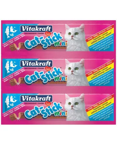 Vitakraft Baton Pisica Mini Somon/Pastrav 3 Buc
