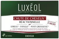 Chute de Cheveux Réactionnelle Formulă pentru păr sănătos, 90 capsule, Luxéol