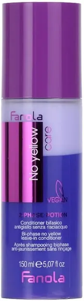 Fanola No Yellow Balsam de păr bifazic 2-Phase Potion, fără clătire, 150 ml