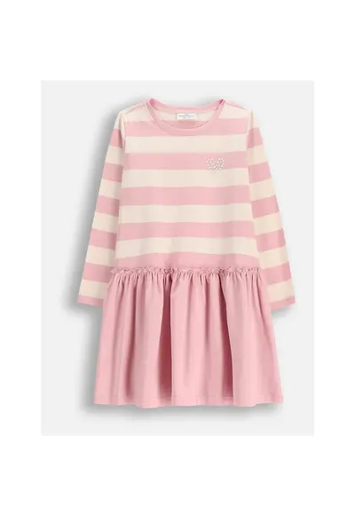 Rochie roz - bumbac - Roz