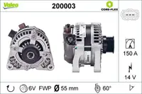 Alternator (14v, 150a) Potrivit Volvo C30, C70 Ii, S40 Ii, V50; Ford C-Max, Fiesta V, Focus C-Max, Focus Ii, Fusion, Kuga I 1.4 1.6d 2.0d 10.03-12.12