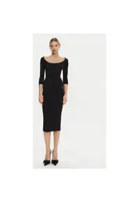 Rochie Dama - 305315557 - Viscoza/Poliester - Negru - Negru