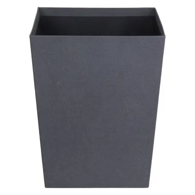 Coș de gunoi negru pentru birou Sofia Canvas Paper Laminate – Bigso