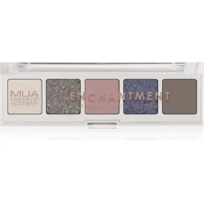 MUA Makeup Academy Eyeshadow Collection 5 Shade Palette paletă cu farduri de ochi culoare Enchantment 3.8 g