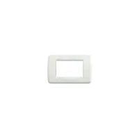 Placa ornament 4 module Rondo Vimar(Idea)Silk granite white