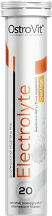 Electrolyte, portocale, 20 comprimate efervescente, OstroVit