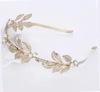 Coronita Aurie Model Frunze si Perle