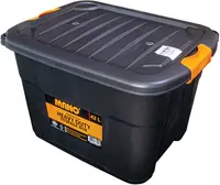 Cutie cu capac Premium - 46631, 42 l, neagră