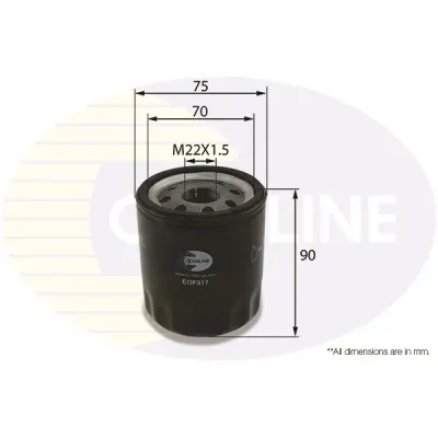 Filtru ulei COMLINE EOF317