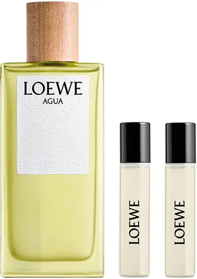 Loewe Set Agua - Apă de toaletă, 100 și 10 ml + Apă de parfum, 10 ml