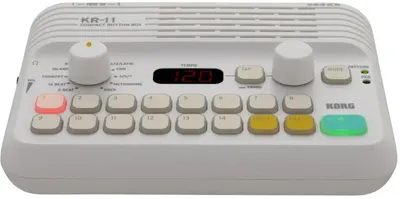 Mașină de ritm Korg - KR-11, 126 de ritmuri, alb