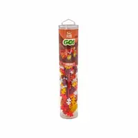 Set constructie Plus-Plus, tub 200 piese, Masini colorate - Foc