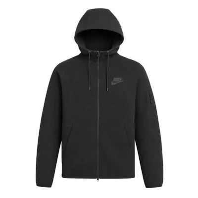 Hanorac universal dd5284010 cu fermoar și glugă negru bărbătesc