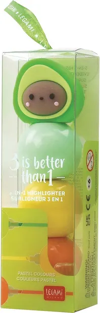 Marker 3 în 1 Legami - Avocado, 3 culori