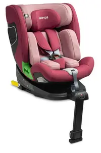 Scaun auto Caretero - Kamptos, IsoFix, i-Size, 40-150 cm, Roz