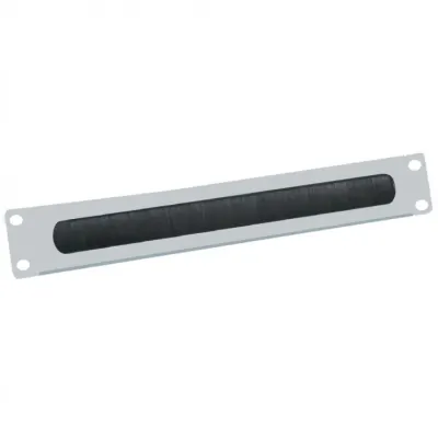 Panou cabluri cu perii ghidaj 19" 2U RAL7035 Gri deschis, Value 26.99.0314
