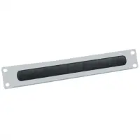 Panou cabluri cu perii ghidaj 19" 2U RAL7035 Gri deschis, Value 26.99.0314