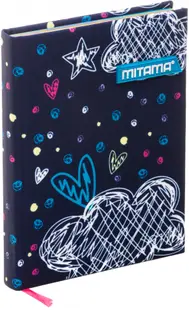 Agenda Mitama A5 - Romantic Blue, cu coperti textile