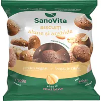 Biscuiti cu Alune si Arahide fara Zahar Adaugat 100g