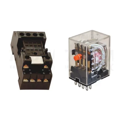Pachet Soclu Releu RSPMF-14 + Releu Miniaturizat RM14 110AC - Control Eficient