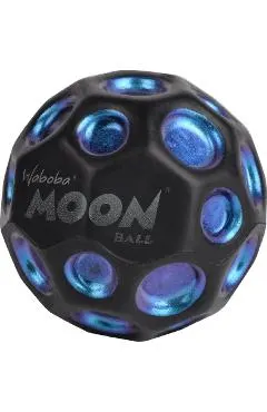 Minge hiperelastica: Waboba Moon Ball. Neagra cu pete albastre